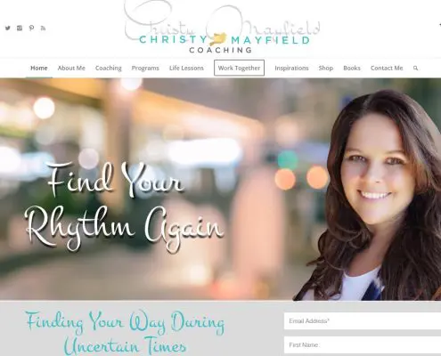 Website Design - Christy Mayfield