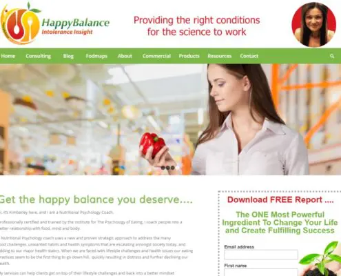 Website Design - Happy Balance