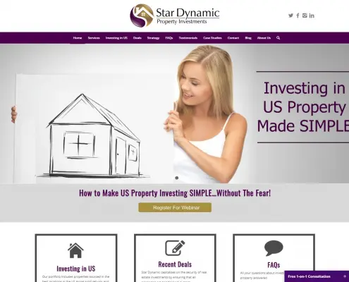 Website Design - Star Dynamic