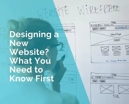 designing a new website