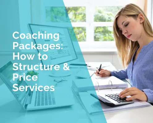 Coaching packages - how to structure and price services