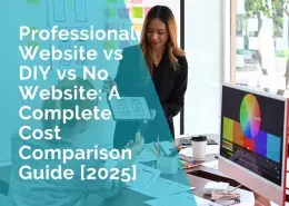 Professional website vs DIY website vs no website