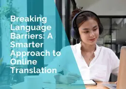 Breaking language barriers - online translation