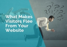 what makes visitors flee from your website