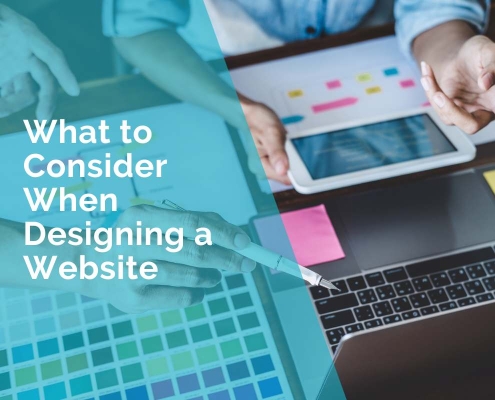 What to consider when designing a website