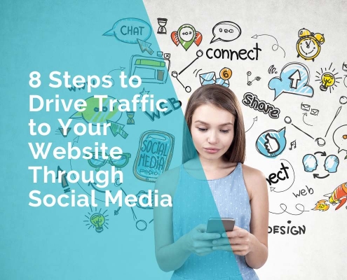 steps to drive traffic to your website through social media
