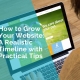 How to grow your website