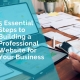 5 essential steps to building a professional website for your business